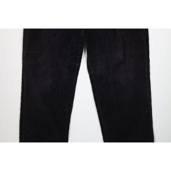 Vintage 90s Streetwear Mens 40x29 Distressed Heavy Wide Leg Corduroy Chino Pants - Picture 3 of 16
